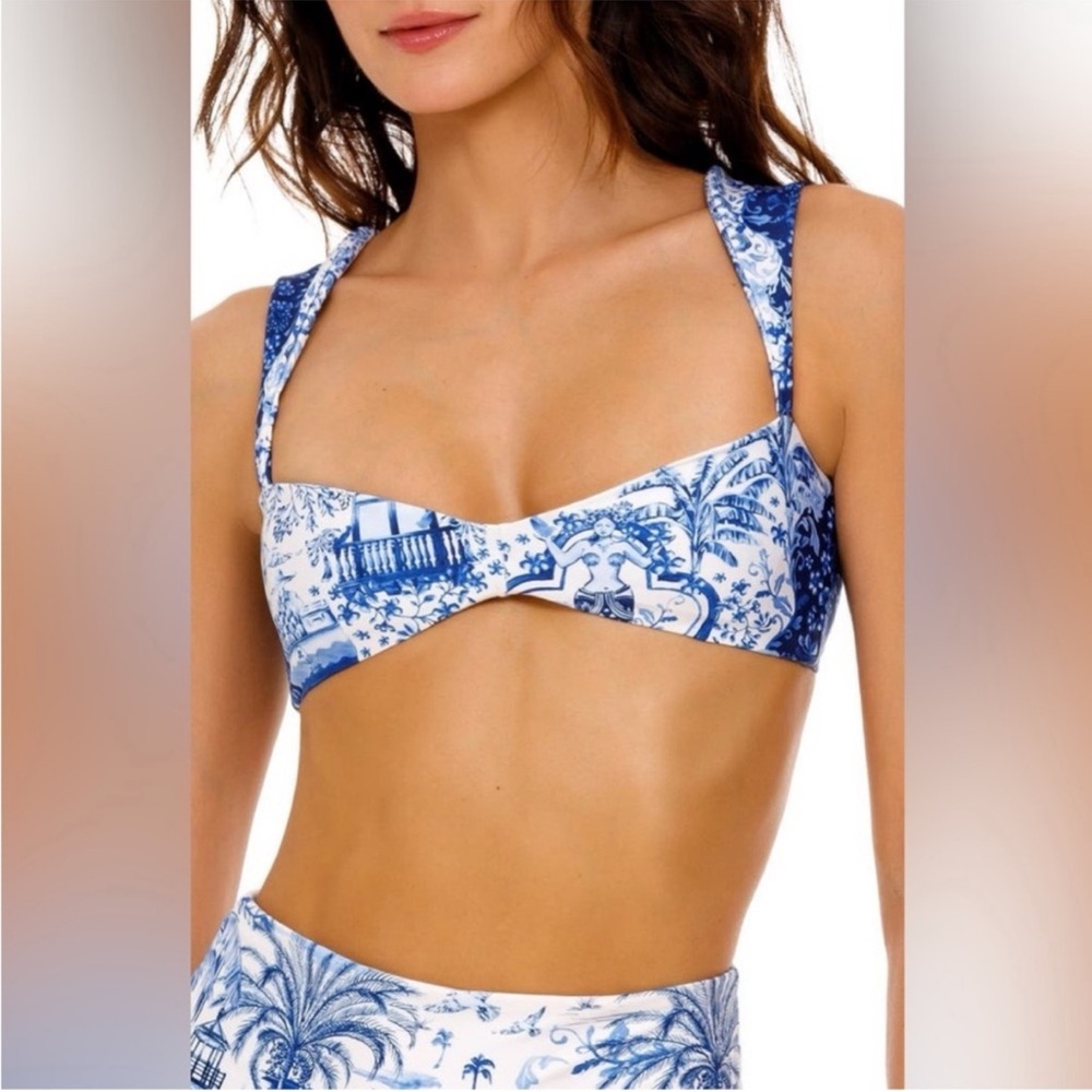 NWT Agua Bendita Malory Tales Bikini Top - Picture 4 of 11
